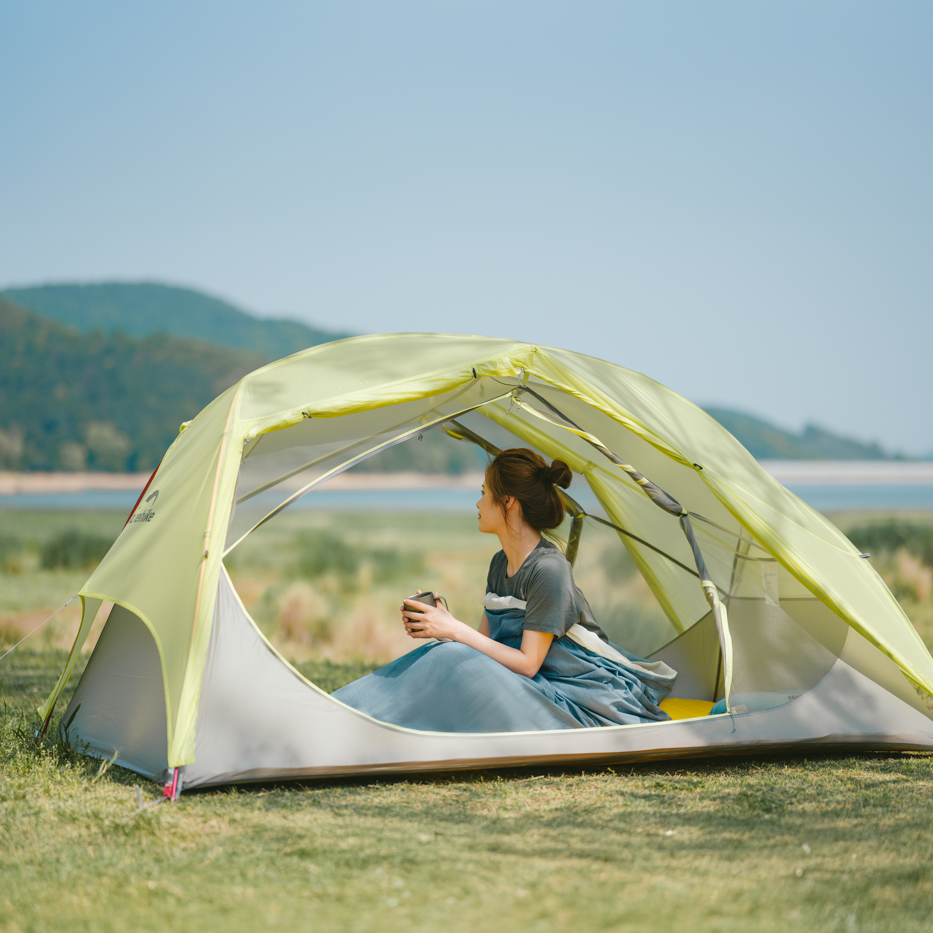 Naturehike spací vak NatureSea 615g - svetlo modrý